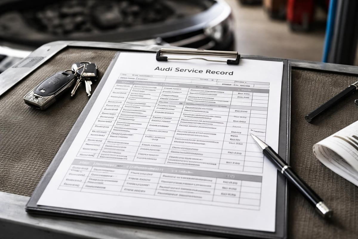 Audi service documentation