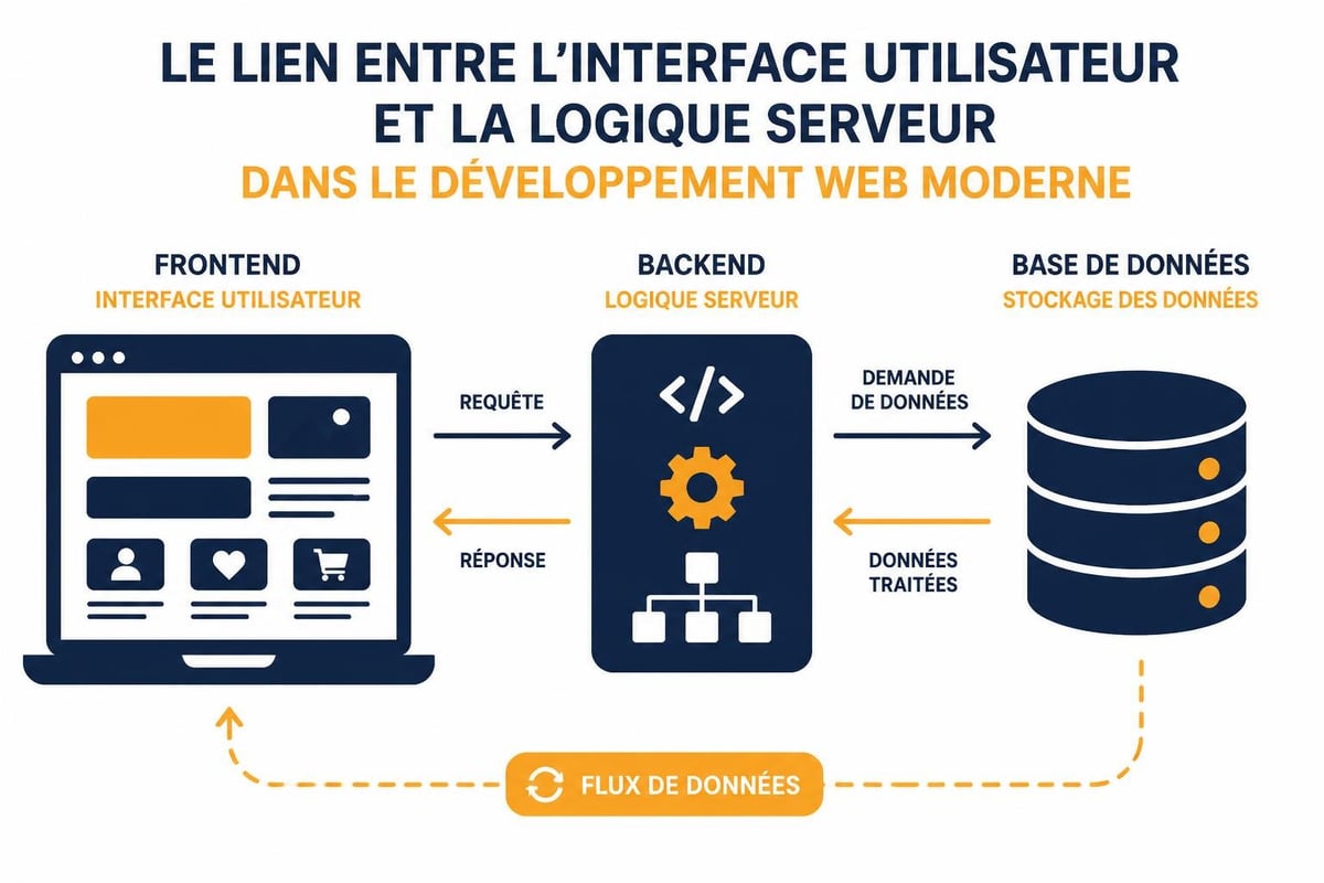 Architecture web frontend et backend