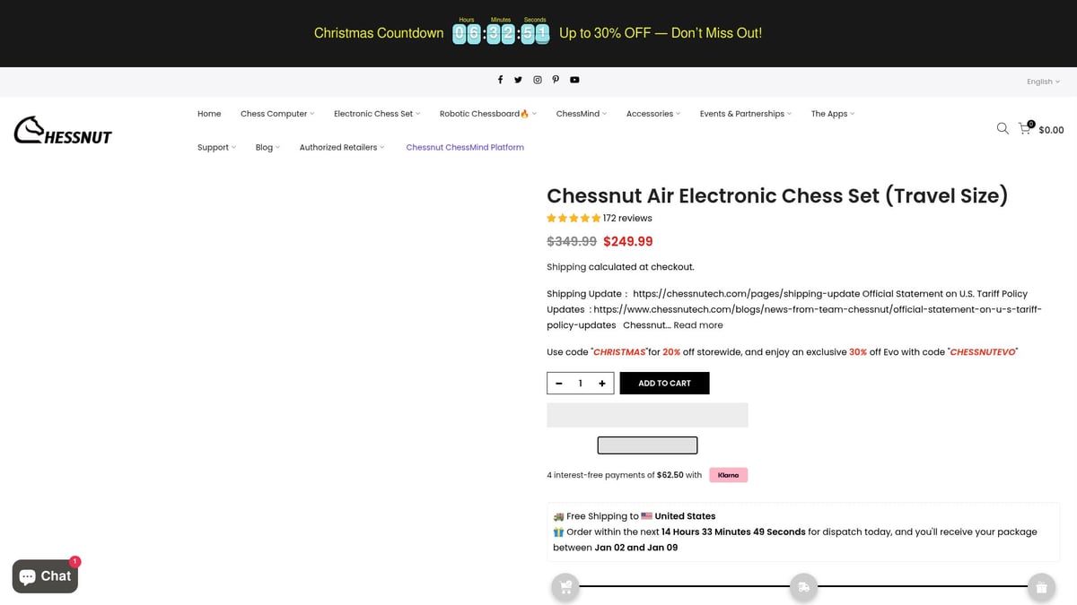 9 Essential Electronic Chessboard Picks for 2026 - 5. Chessnut Air