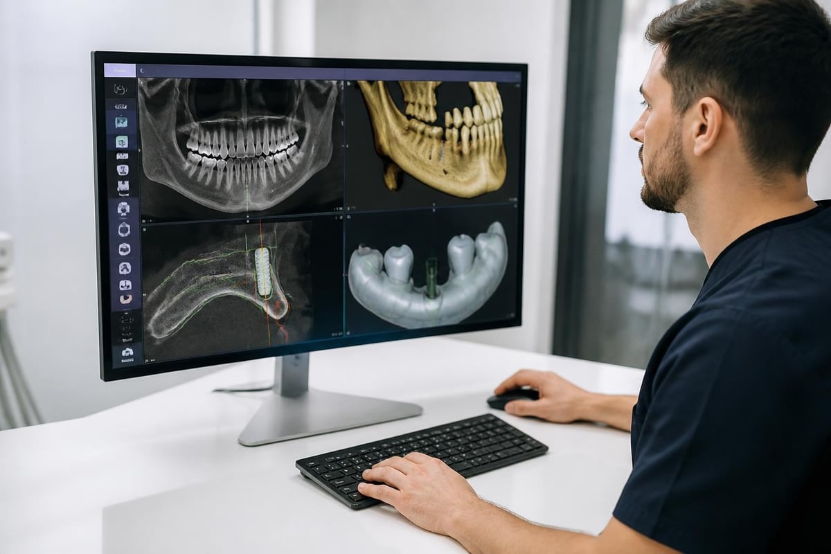 Digital planning for same-day dental implants