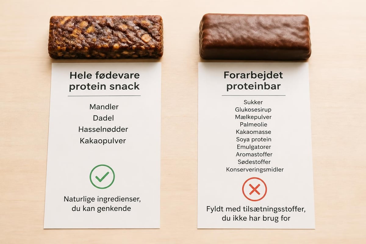 Protein snack ingrediensliste