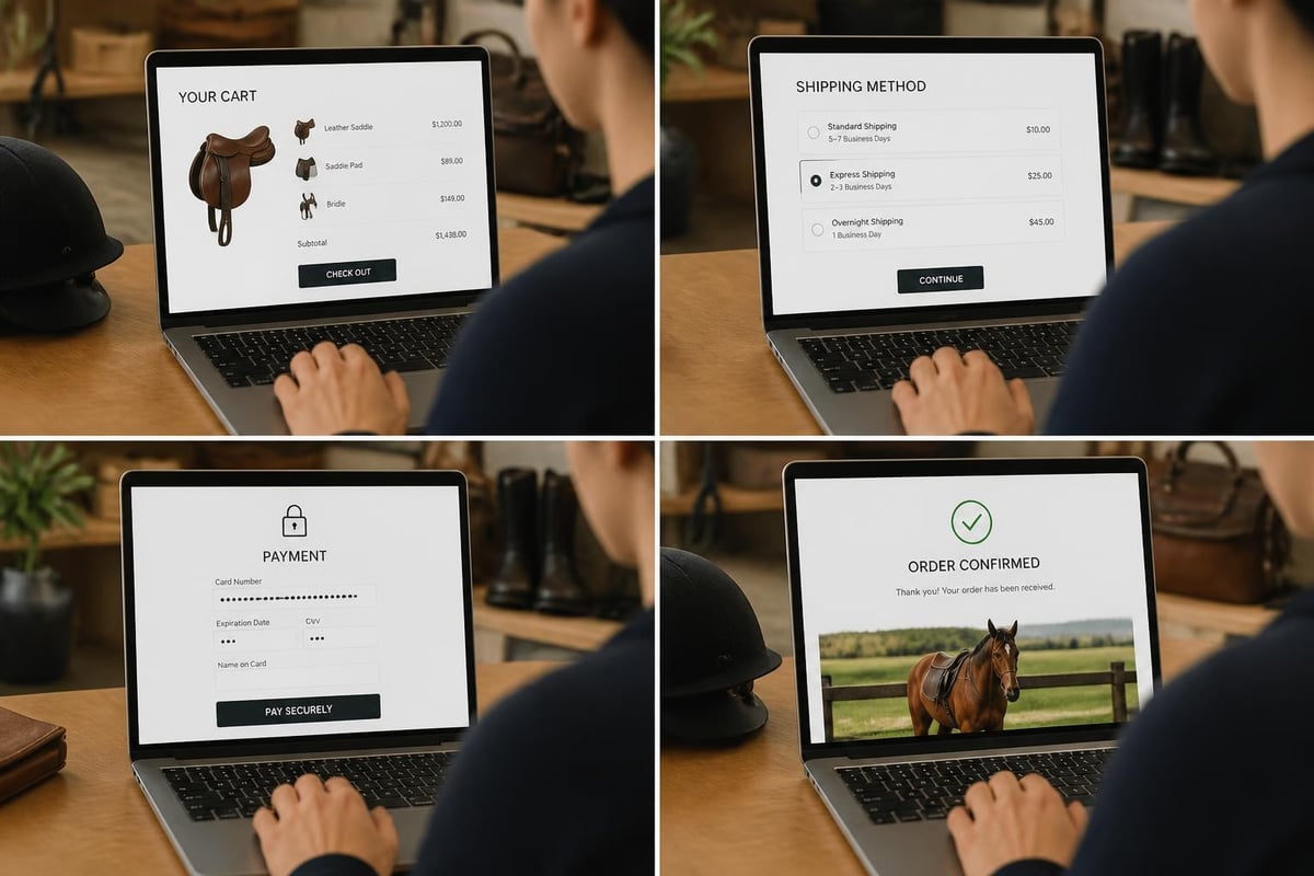 Secure checkout process