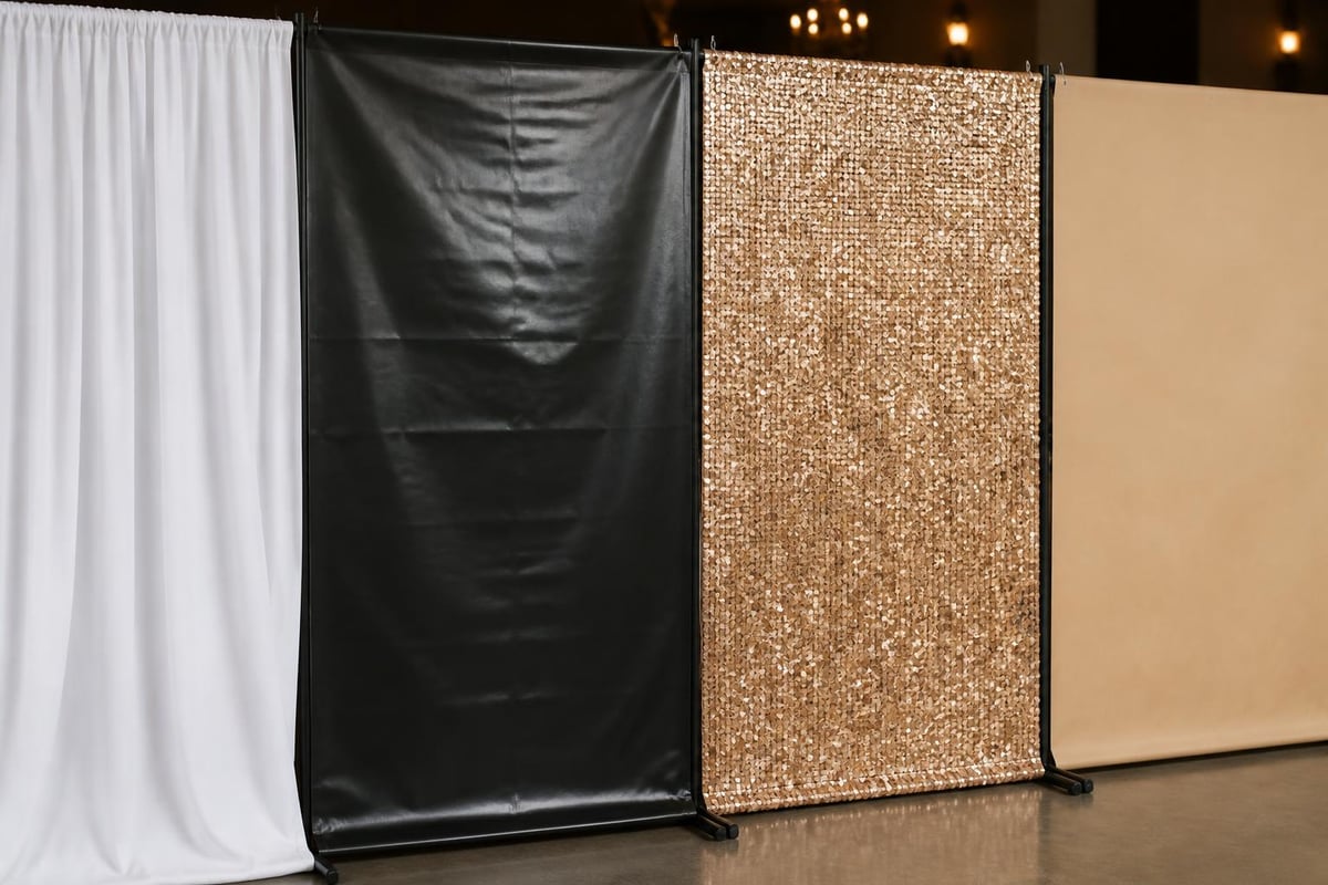 Backdrop material types