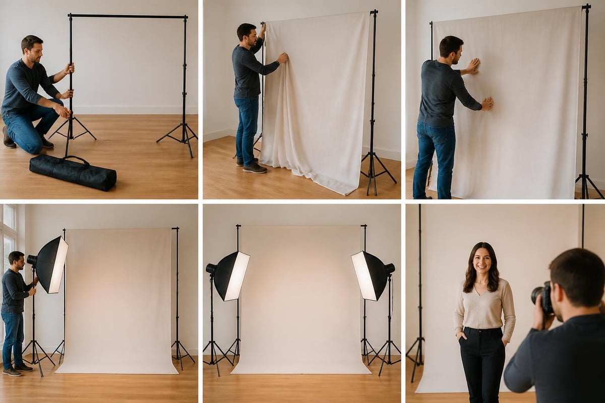 Backdrop setup process