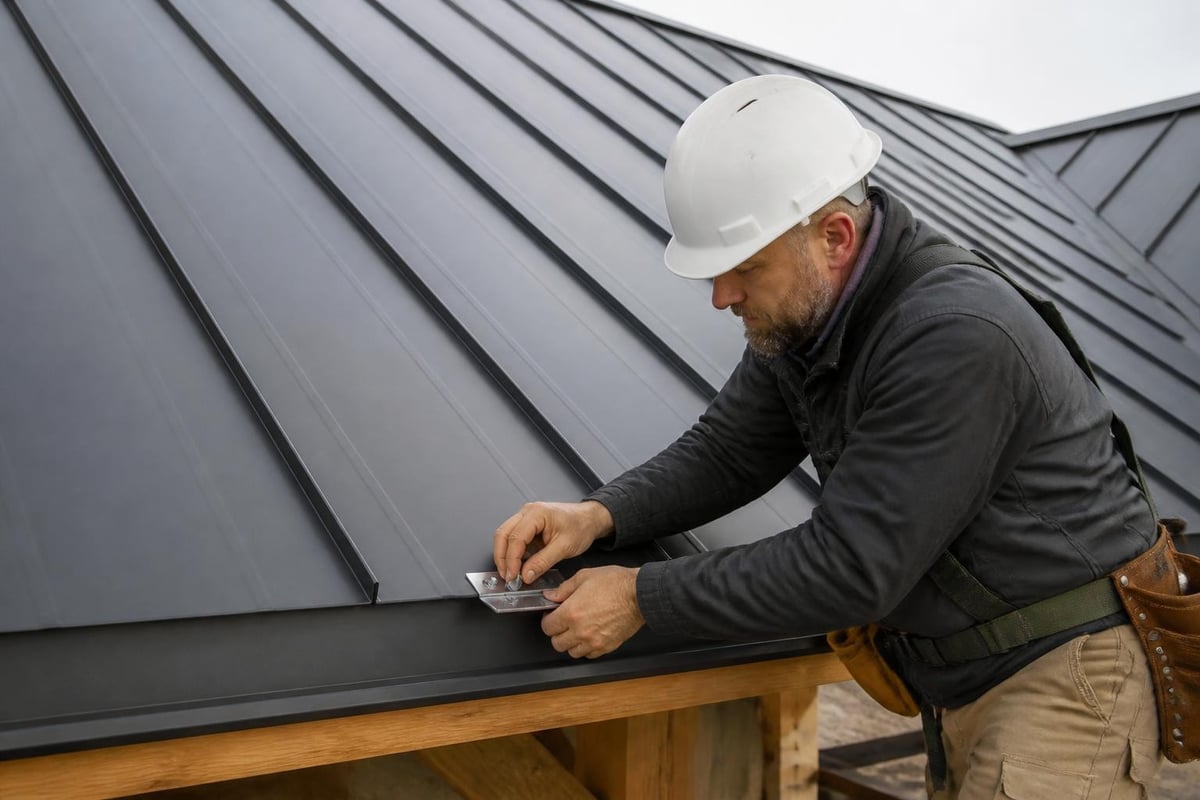 Metal roofing contractor technical training