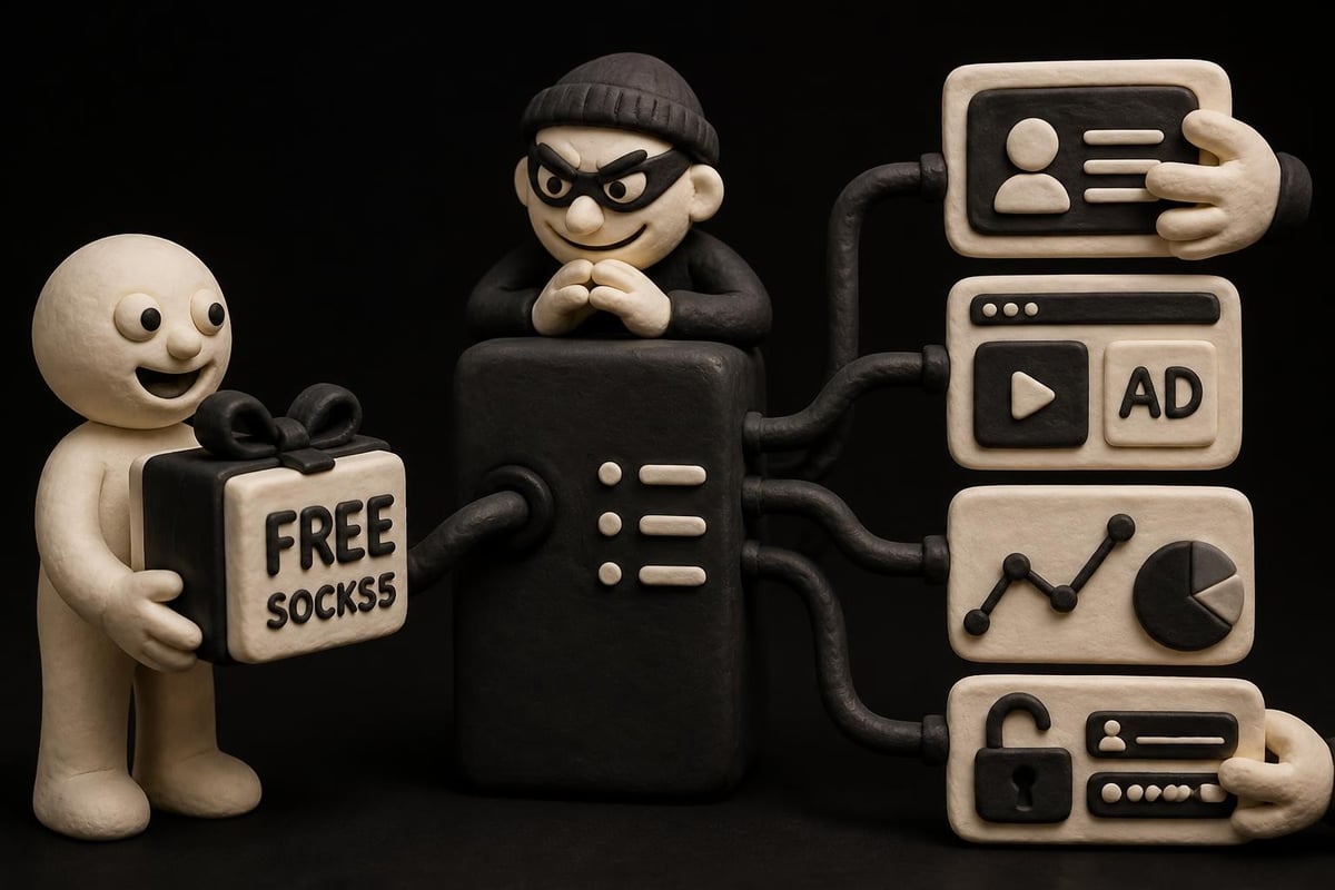 Free proxy monetization methods