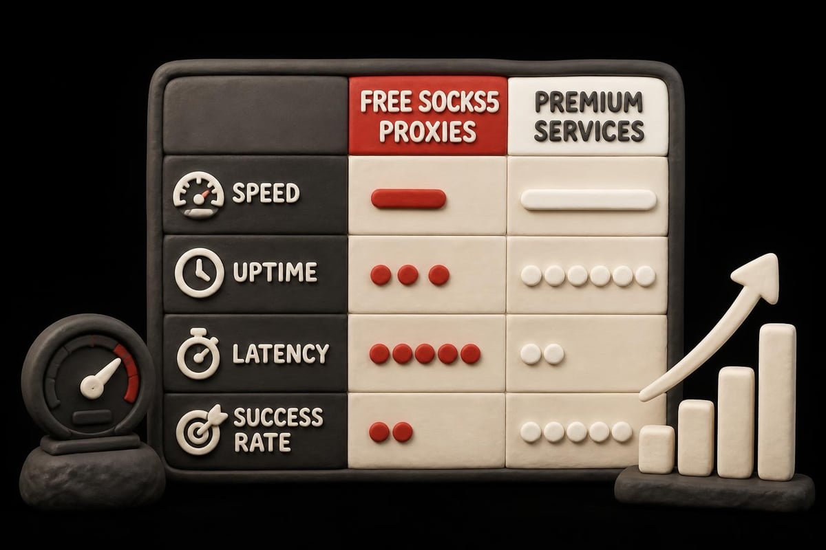 Free proxy performance comparison