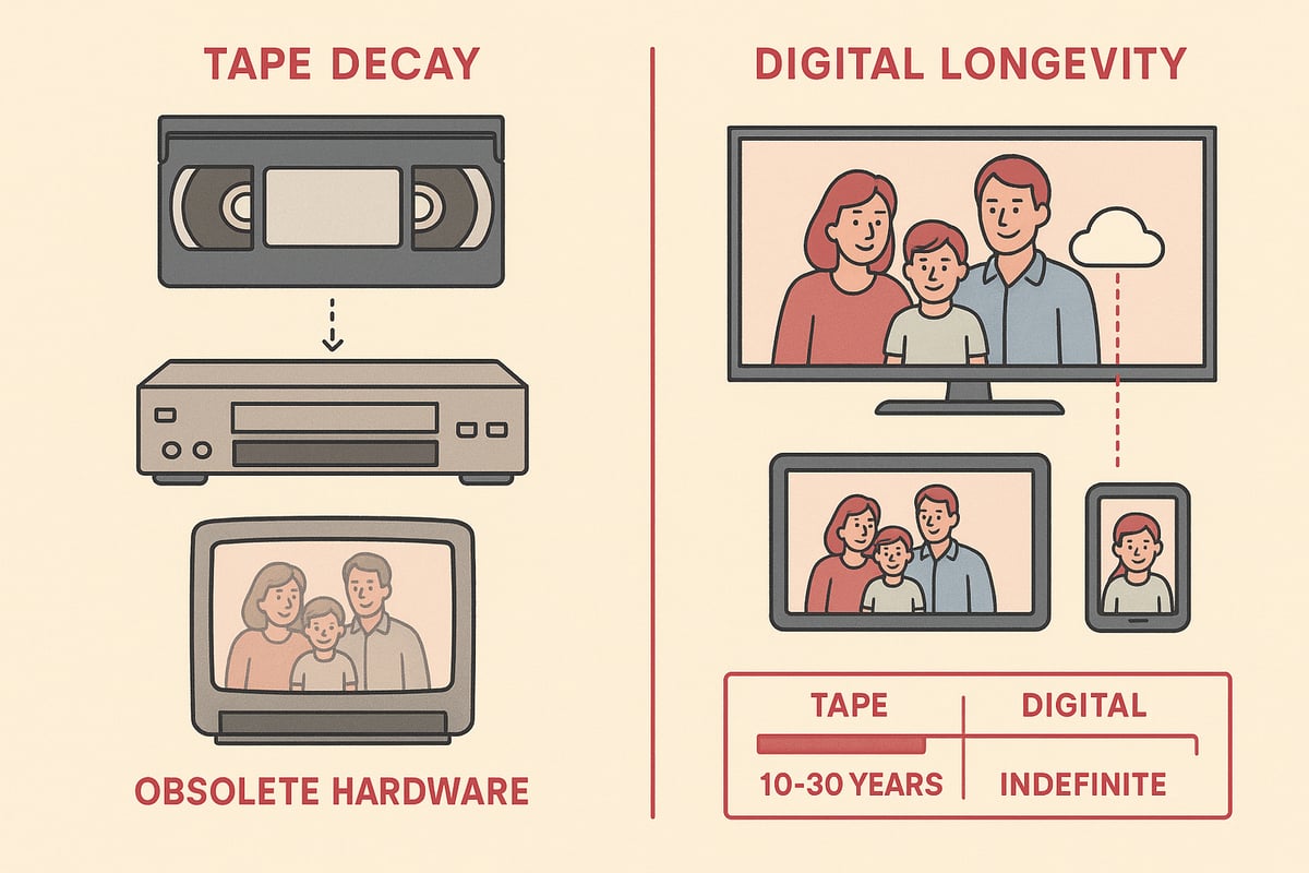 Why Convert VCR Videos to Digital in 2026?