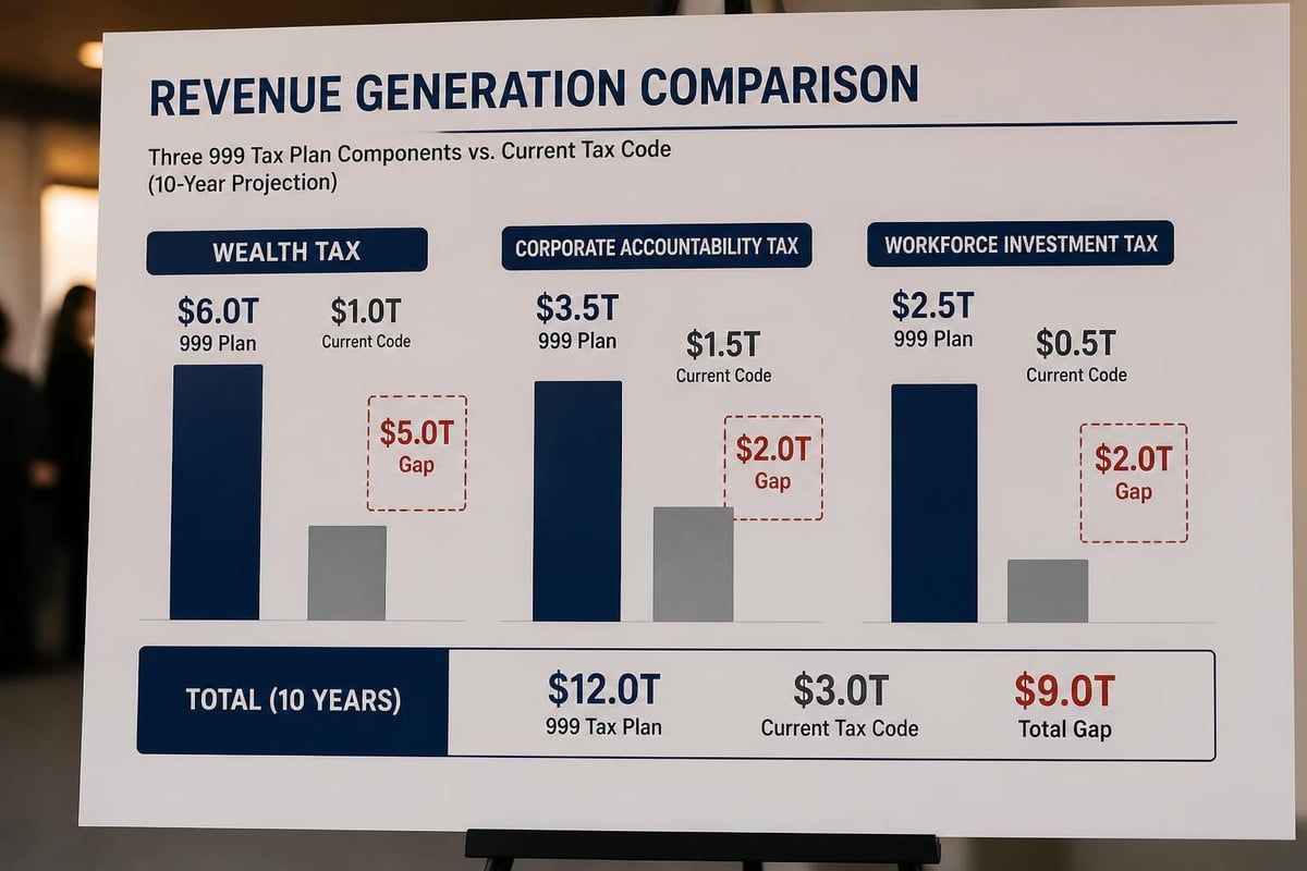 Revenue comparison table