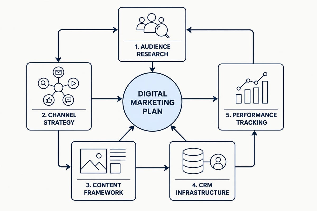 Digital marketing plan components
