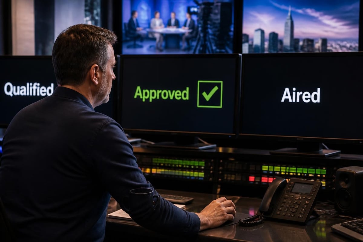 Guaranteed TV interview booking process