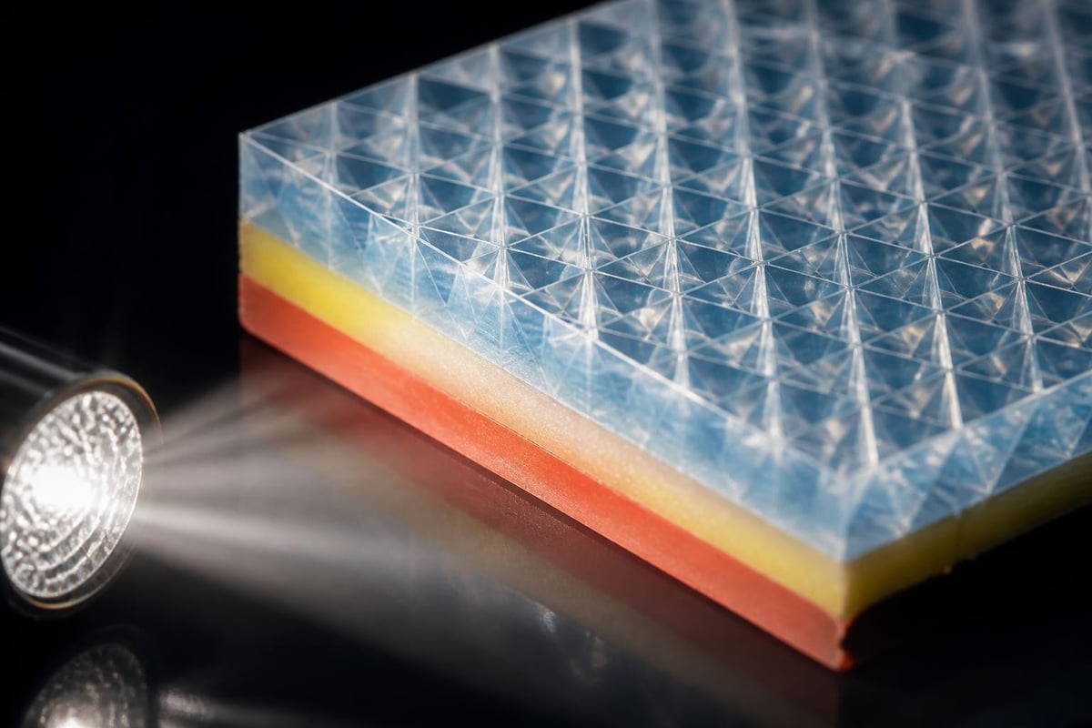 Retroreflective sheeting layers