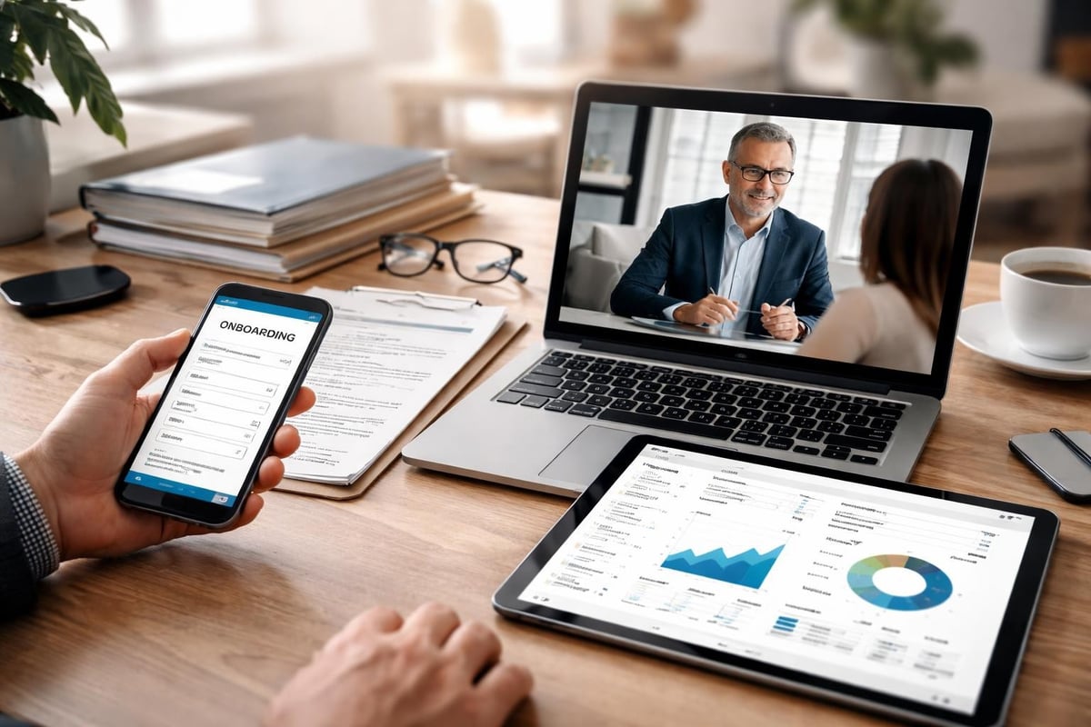 Virtual financial planning process
