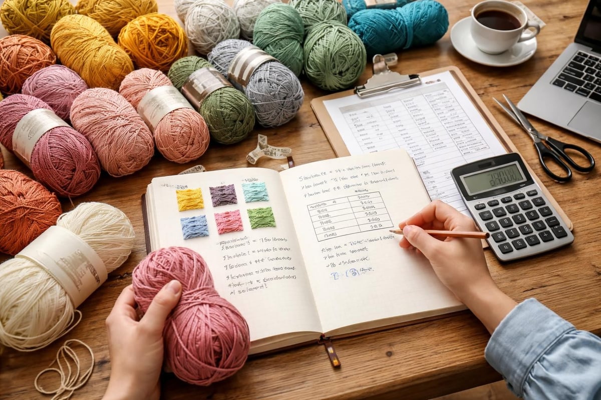 Knitting project planning