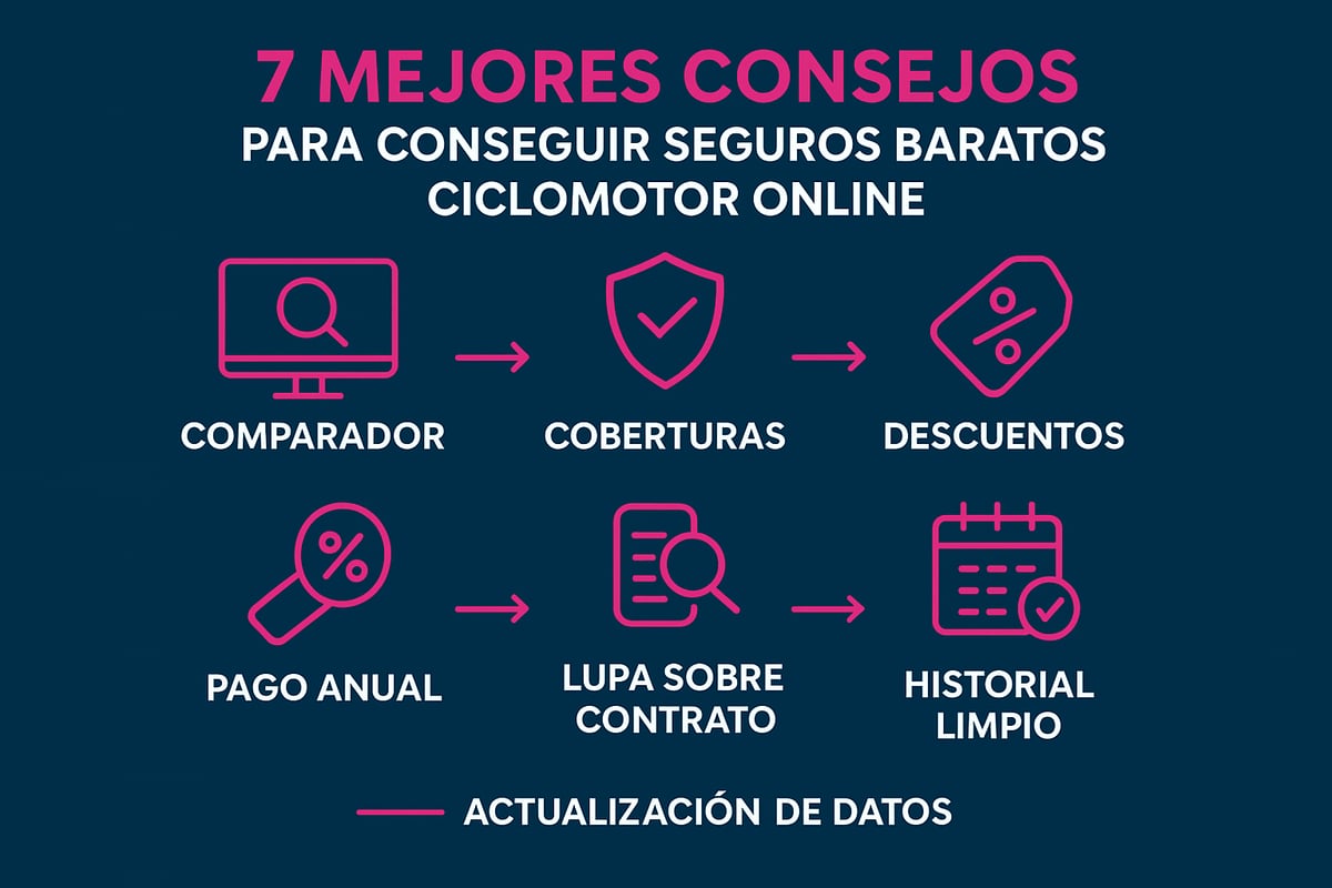 7 Mejores Consejos para Conseguir Seguros Baratos de Ciclomotor Online en 2026