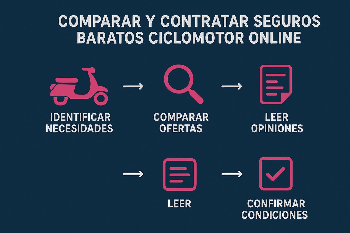 C&oacute;mo Comparar y Contratar un Seguro de Ciclomotor Online Paso a Paso