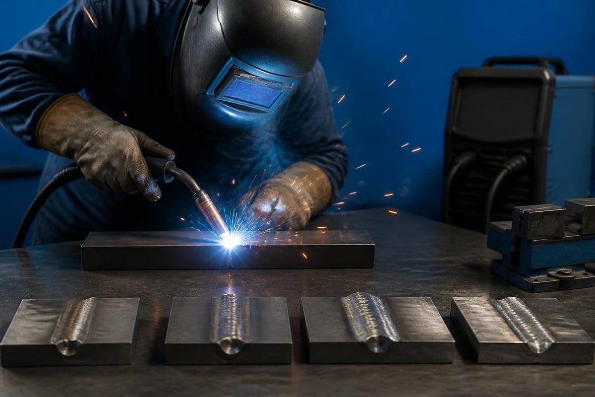 Welding process parameter relationships