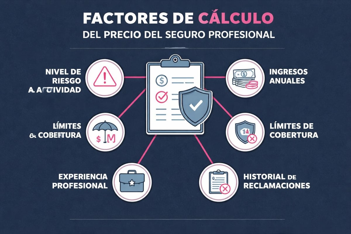 Seguros Profesionales: Guía Completa 2026 4 Factores que afectan el precio de seguros profesionales