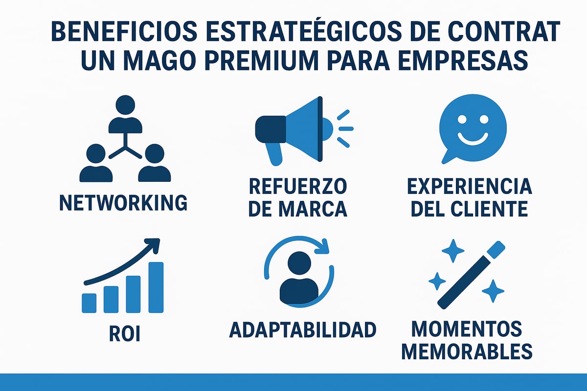 Beneficios estratégicos de contratar un mago premium para empresas