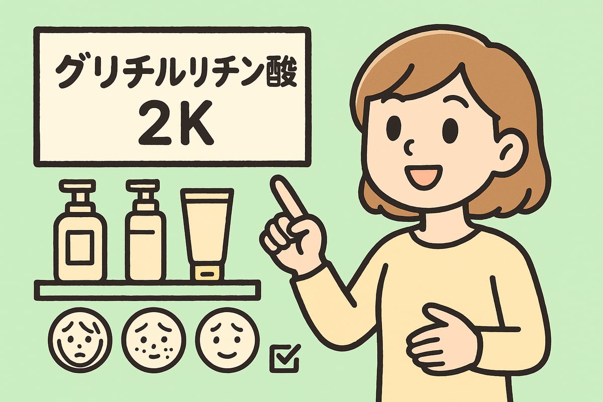 グリチルリチン酸2k配合スキンケアの選び方と注意点