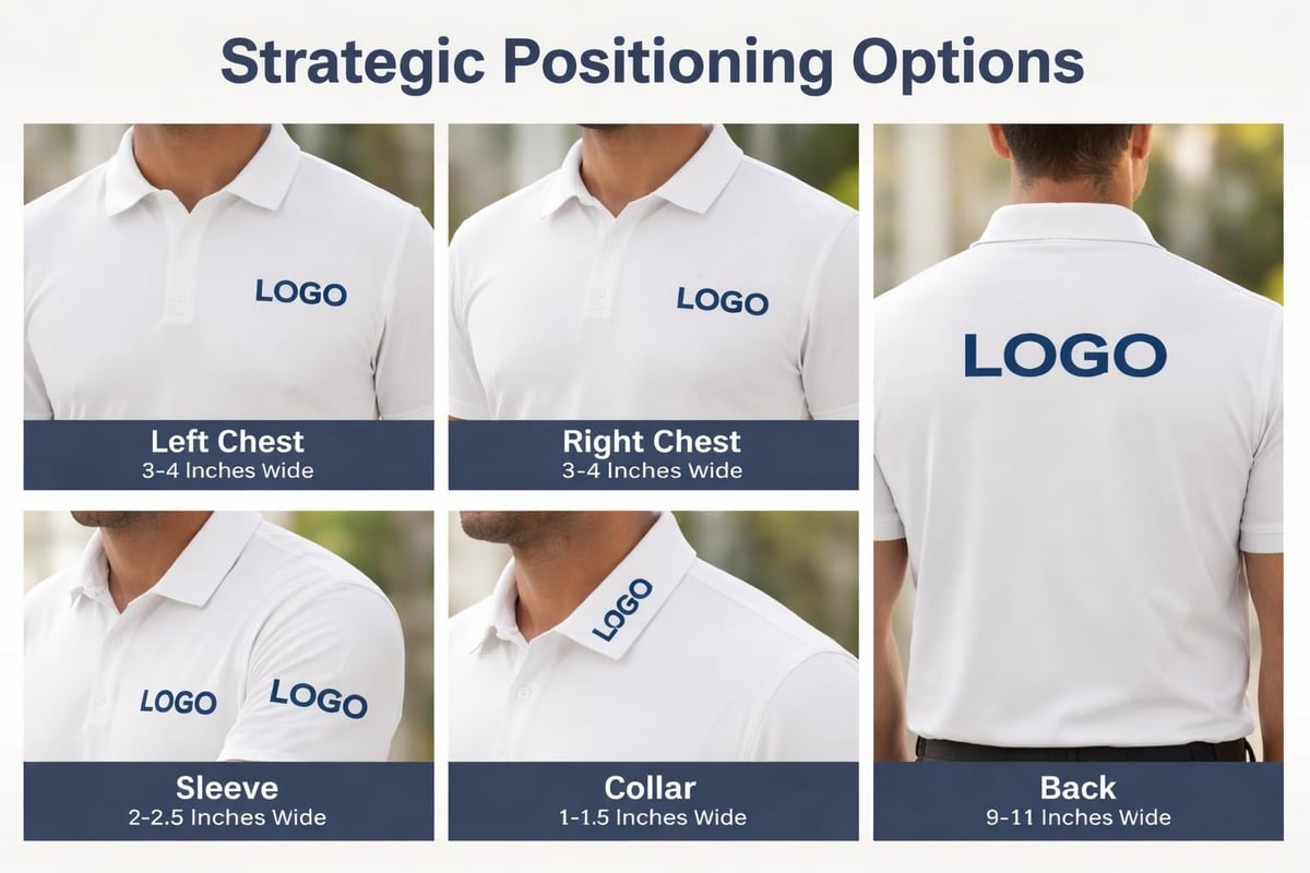 Logo placement options