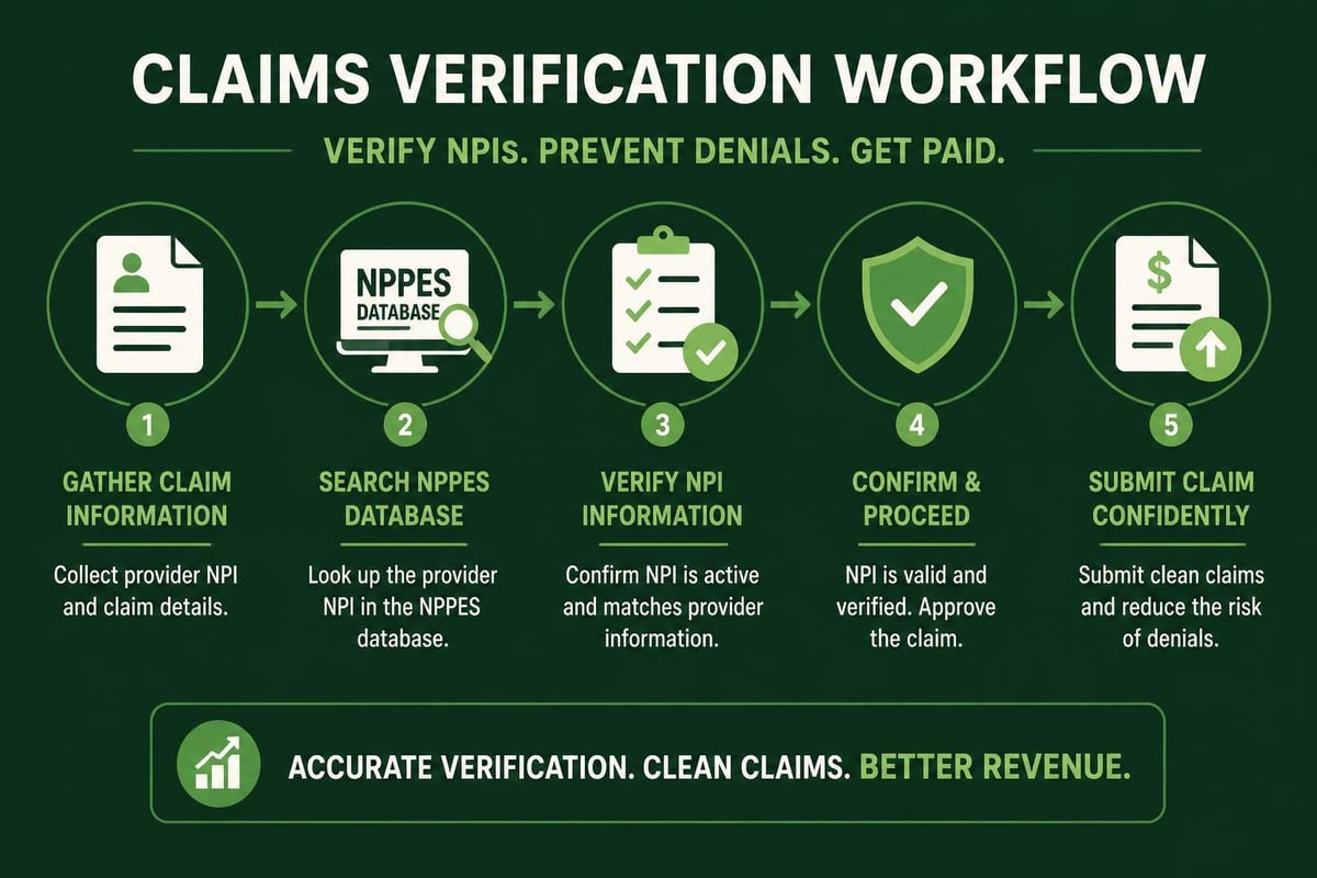 NPI verification process