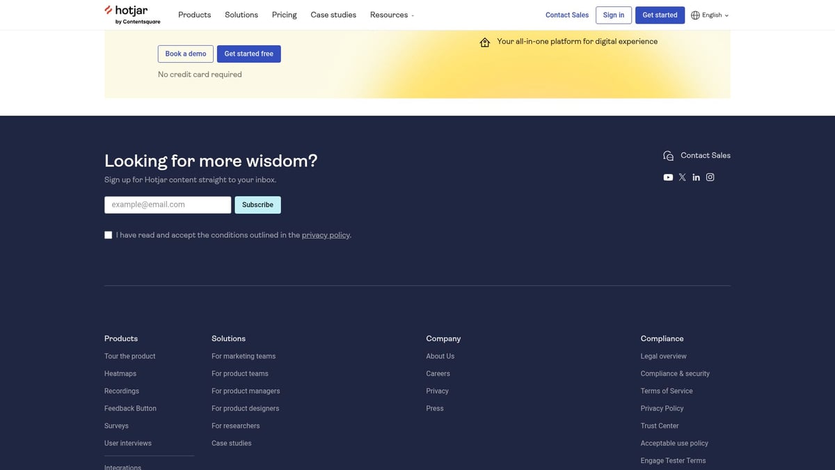 7 Top Free Analytics Tool Picks for Smarter Insights in 2025 - Hotjar – Heatmaps & User Behavior Visualization