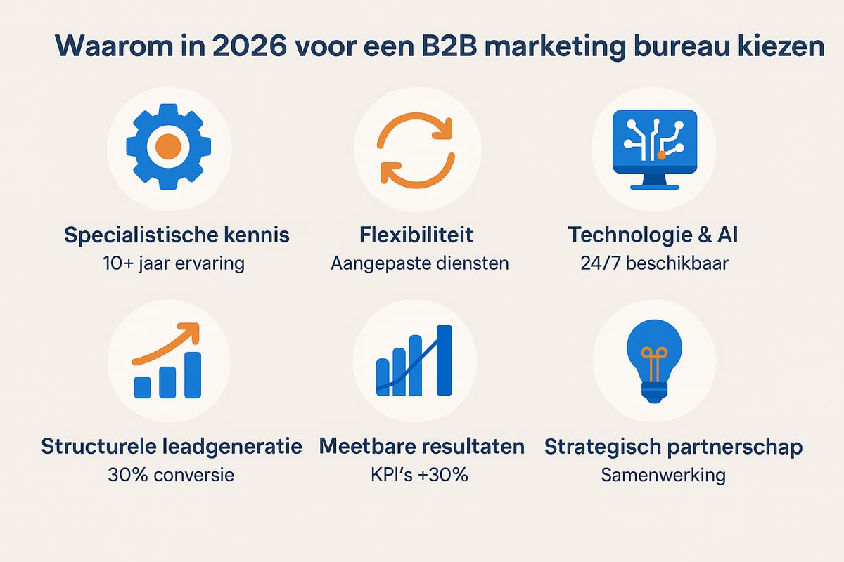 7 Redenen Om Een B2B Marketing Bureau In 2026 Te Kiezen