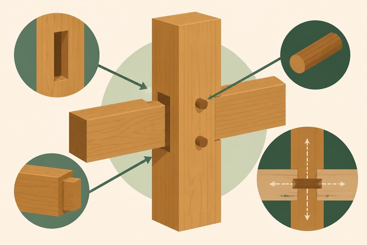 Traditional timber frame joint assembly