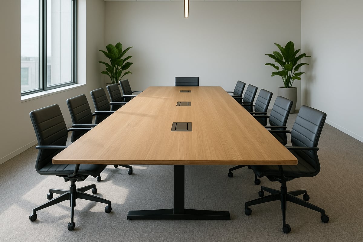 Why 12 Ft Conference Room Tables Are the Modern Office Standard