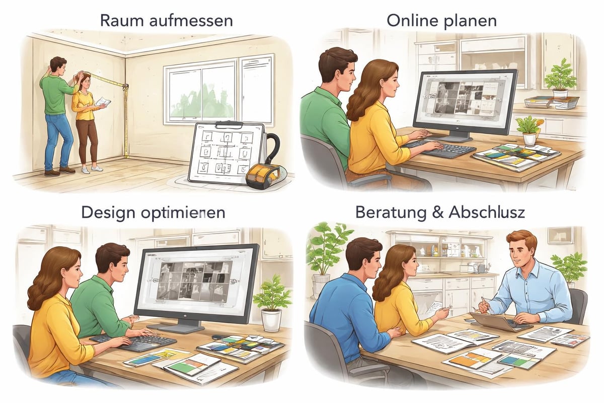 Prozess einer Küchenplanung Online