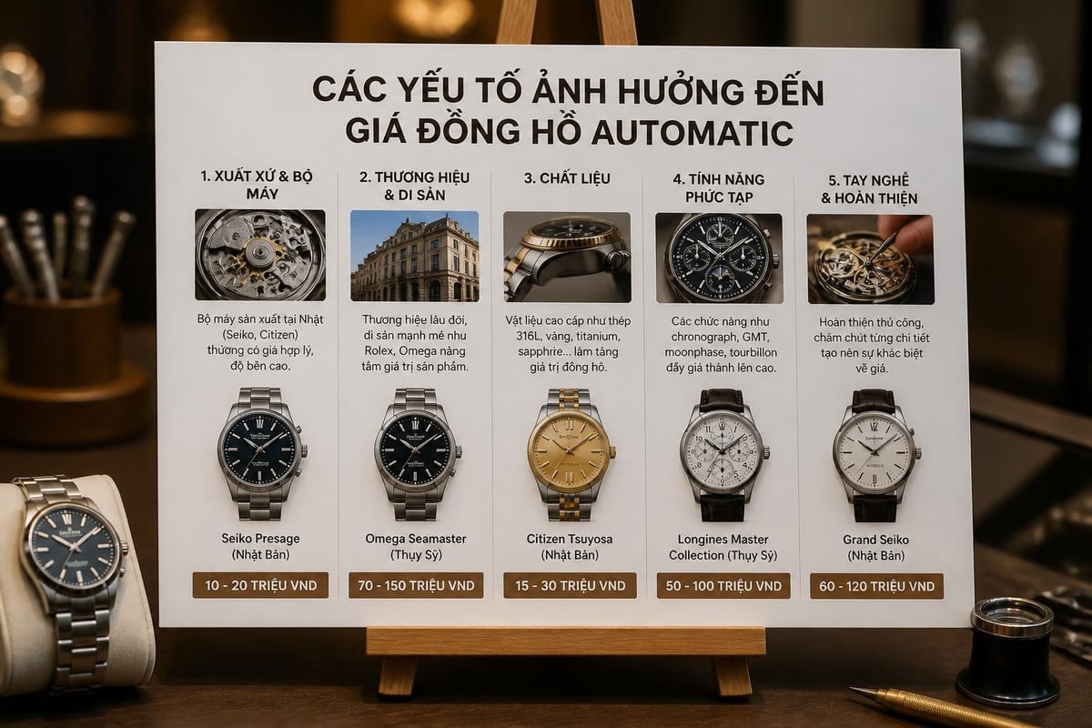 Yếu tố ảnh hưởng giá