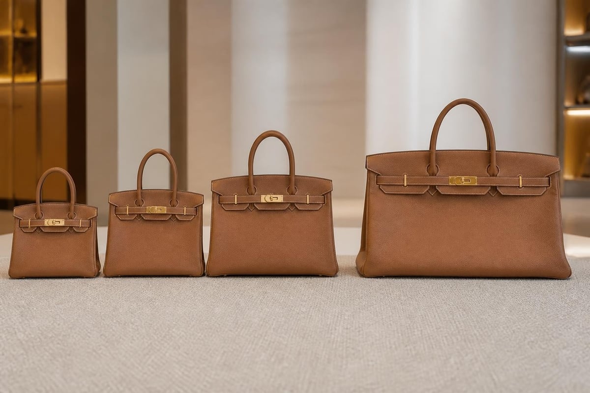 Birkin 35 size comparison