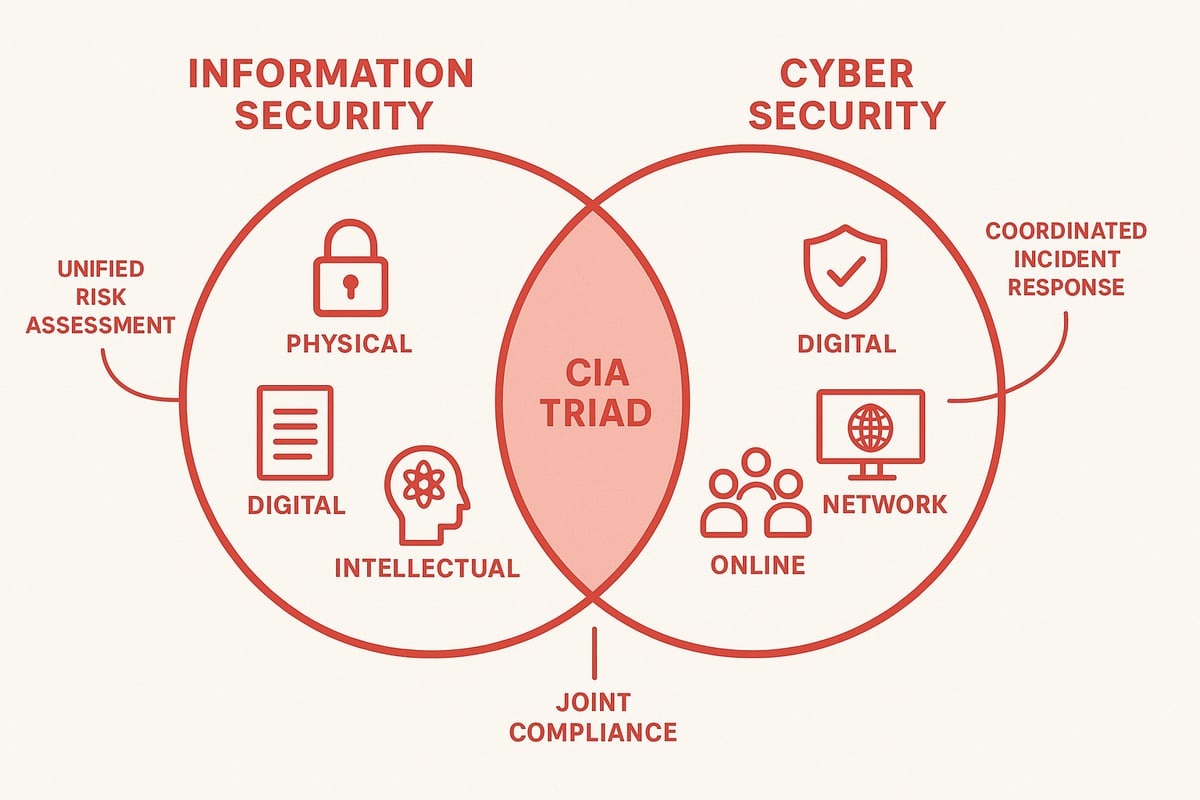 Where Information Security and Cyber Security Overlap