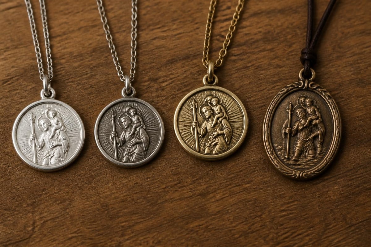 St Christopher medal craftsmanship levels