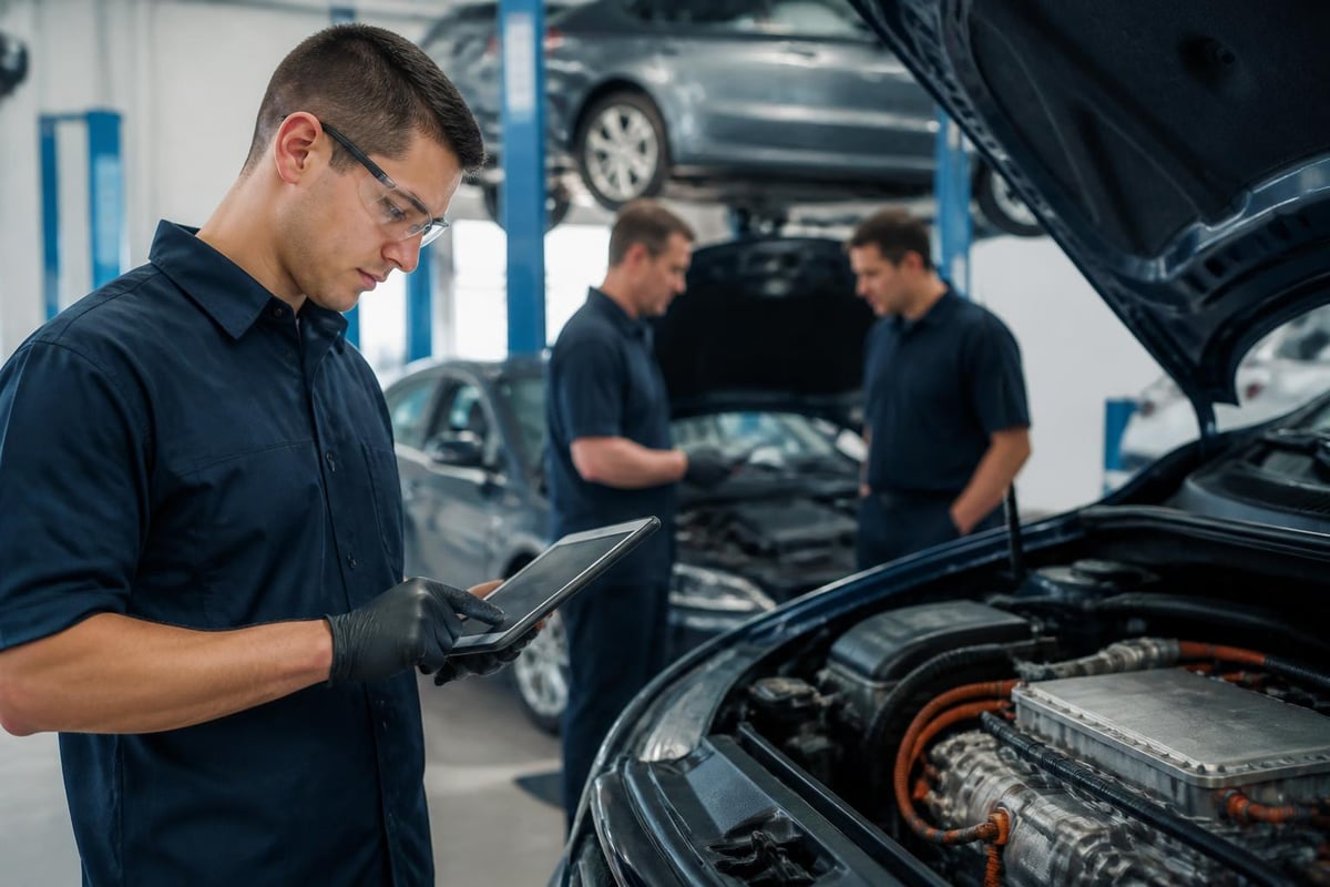 Training progression for automotive specialists