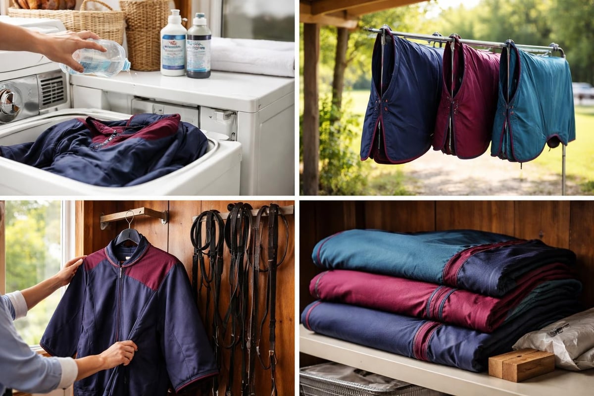 Equine hoodie care and maintenance