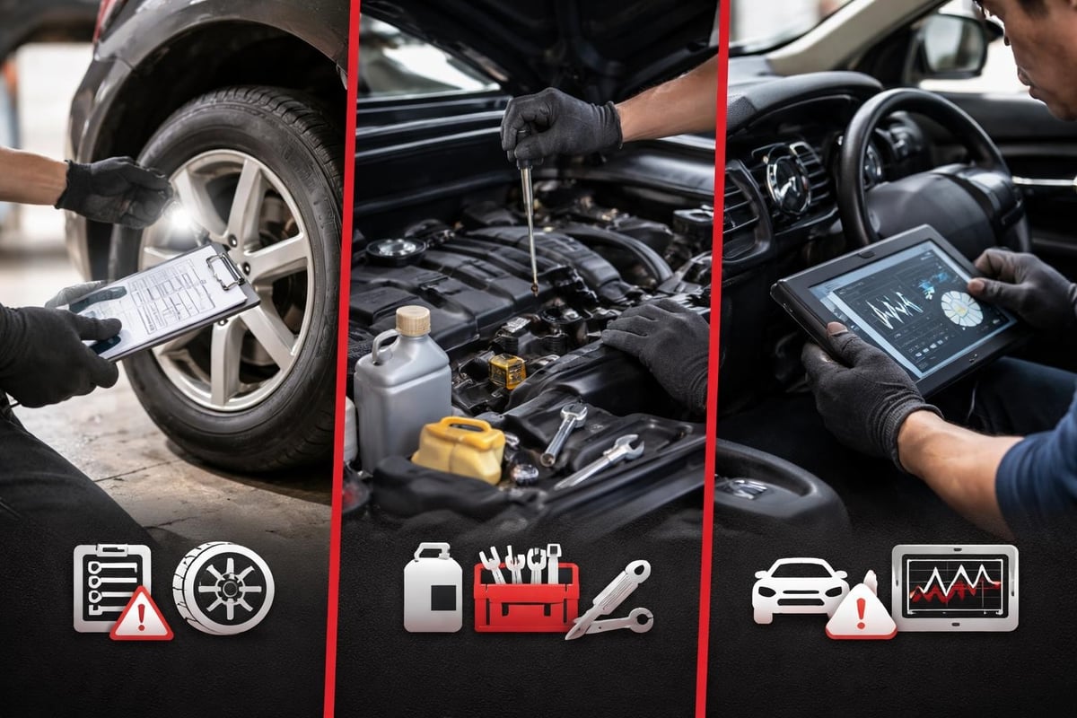Types of car checkup services