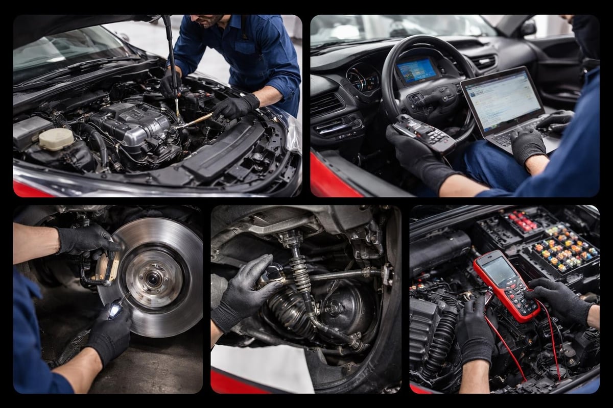 Multi-point inspection checklist