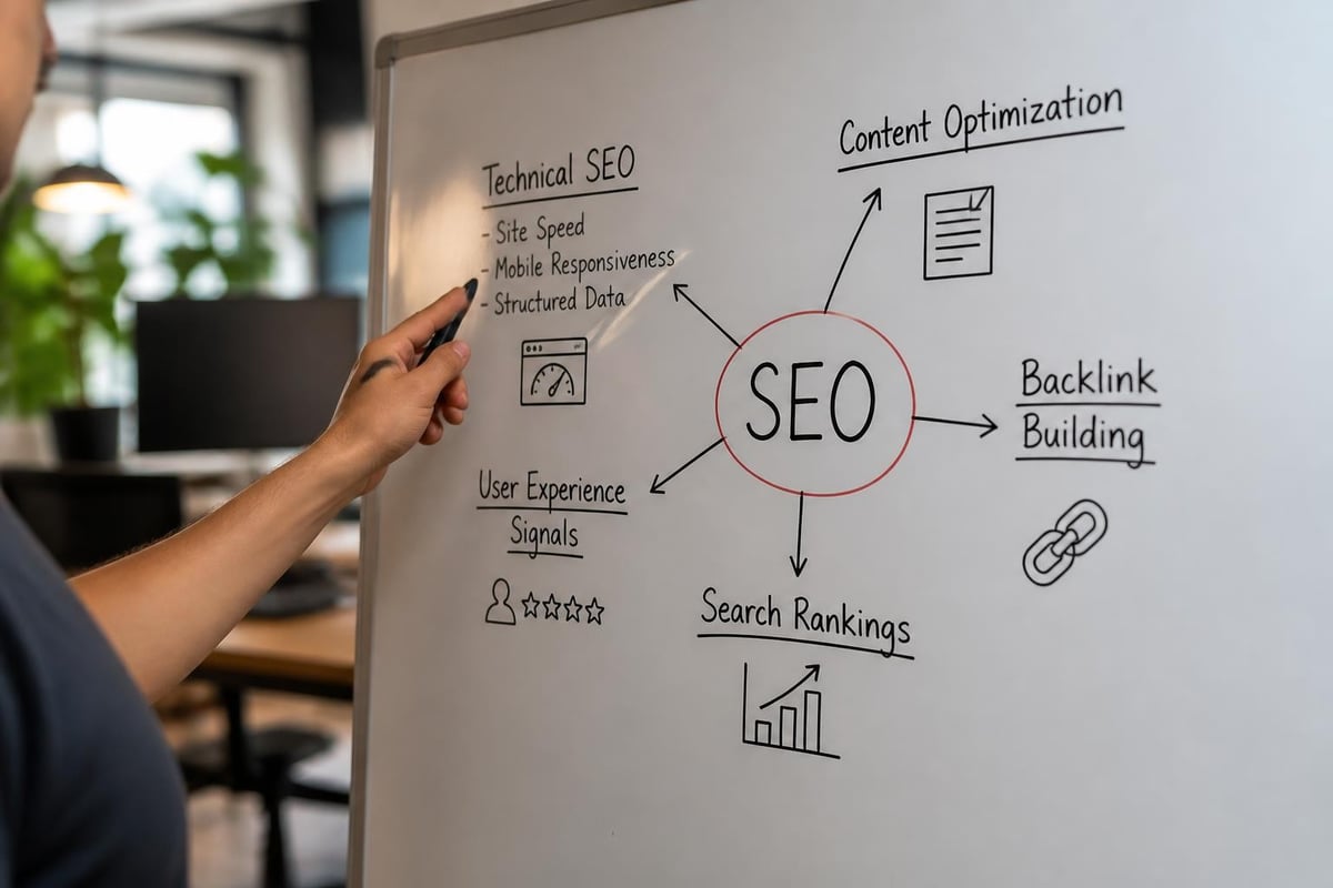 SEO strategy components