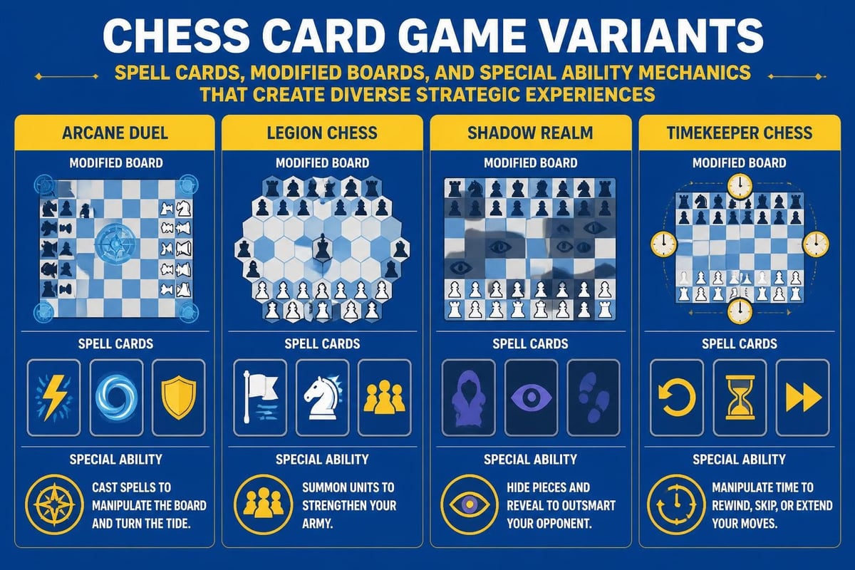 Chess card variants