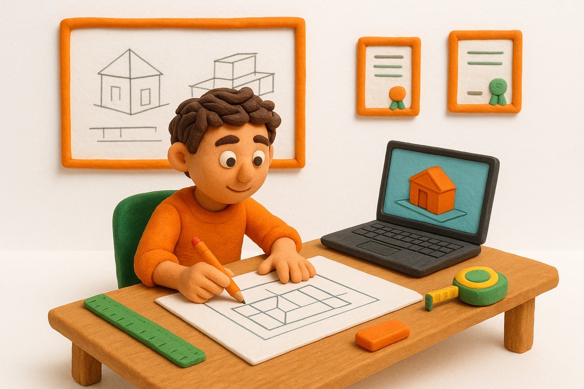 Opleiding en vaardigheden voor de tekenaar bouwkunde