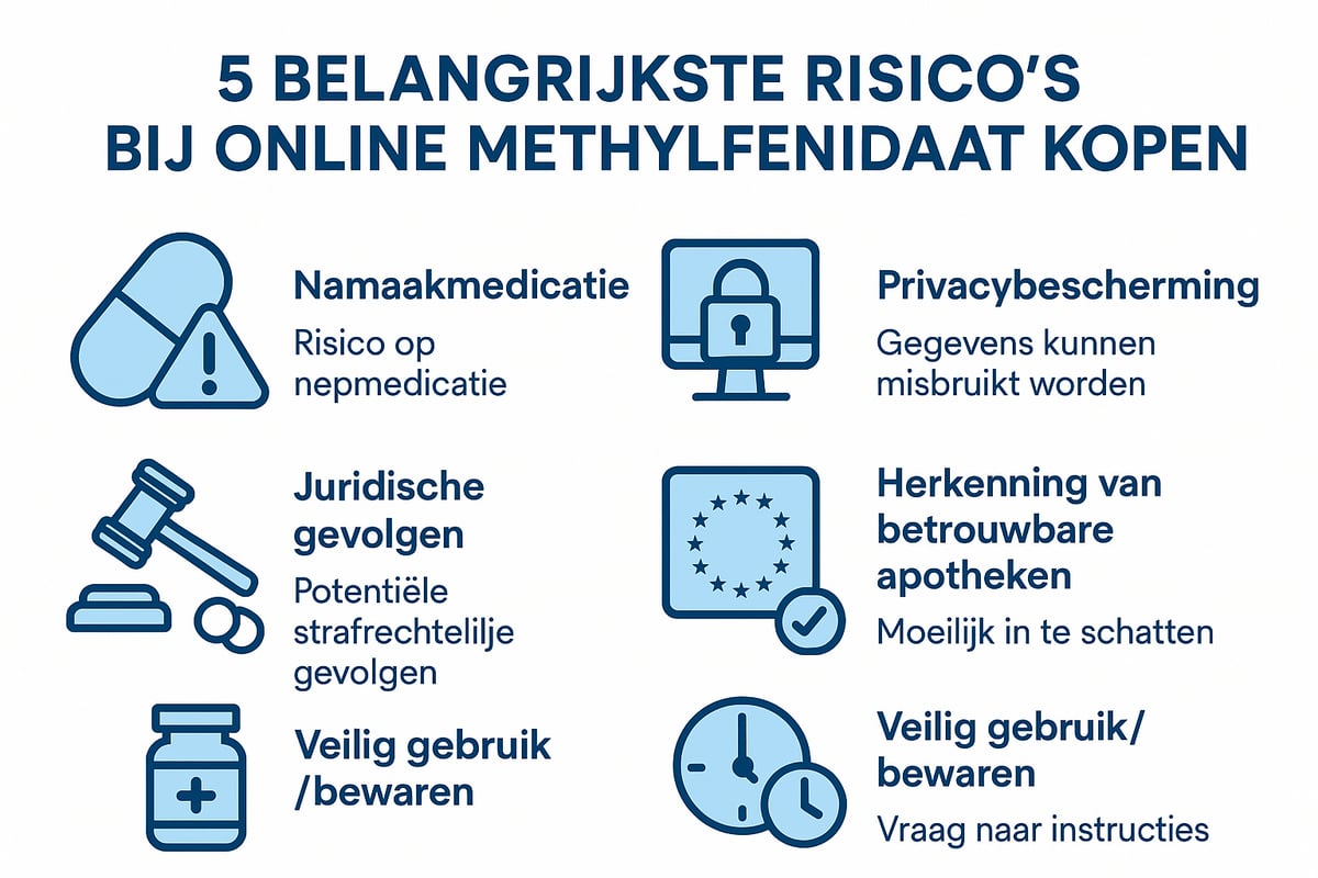 Risico’s en Veiligheidsmaatregelen bij Online Methylfenidaat Kopen