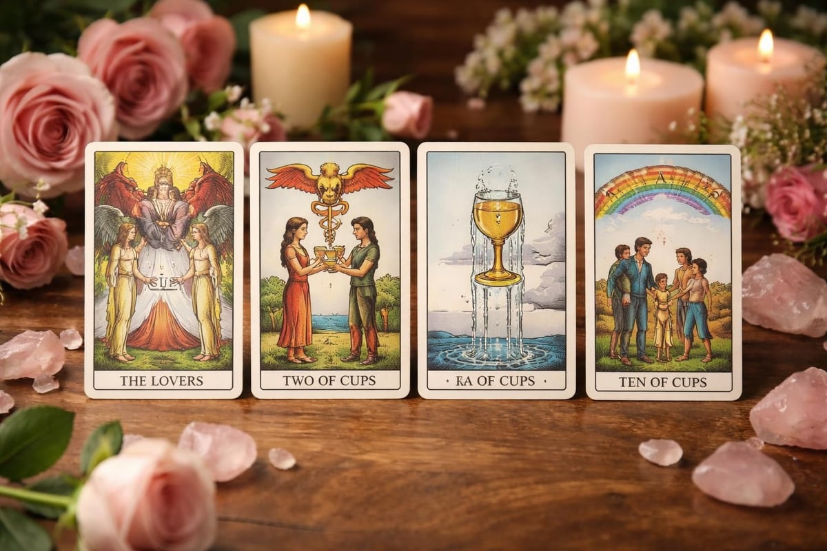Major tarot cards for love
