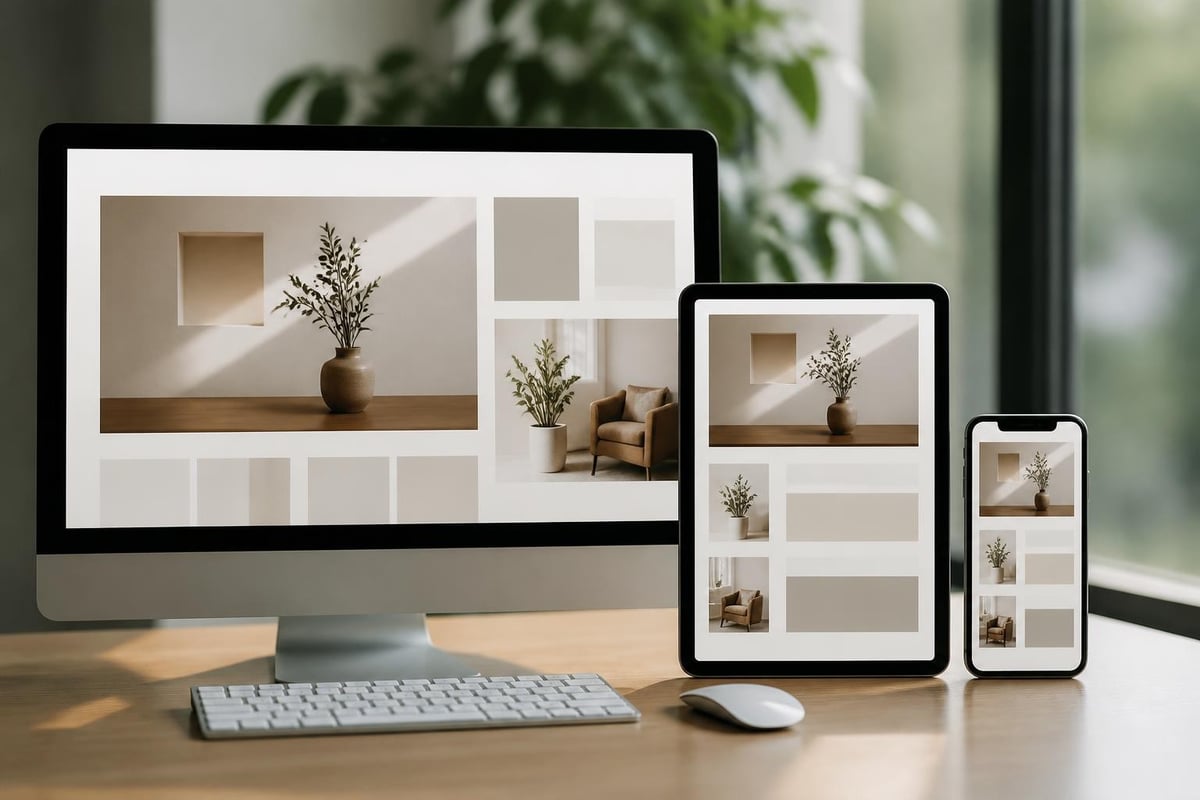 Responsive Design auf verschiedenen Geräten
