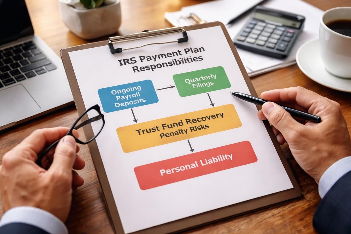 Business tax payment obligations