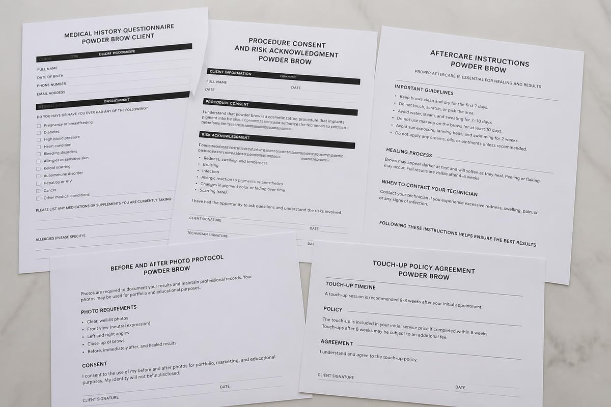 PMU consent documentation