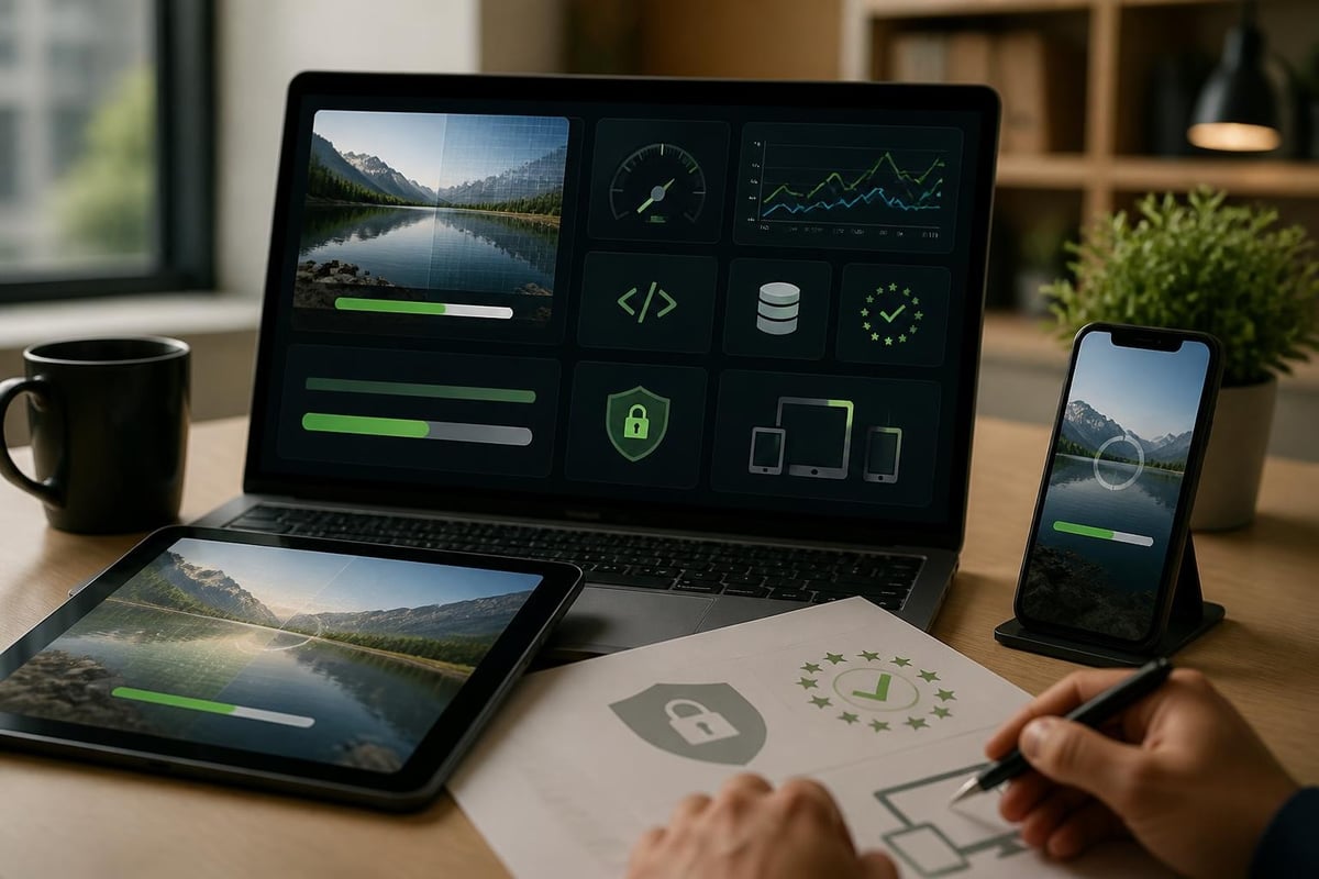 Technische Webdesign-Optimierung