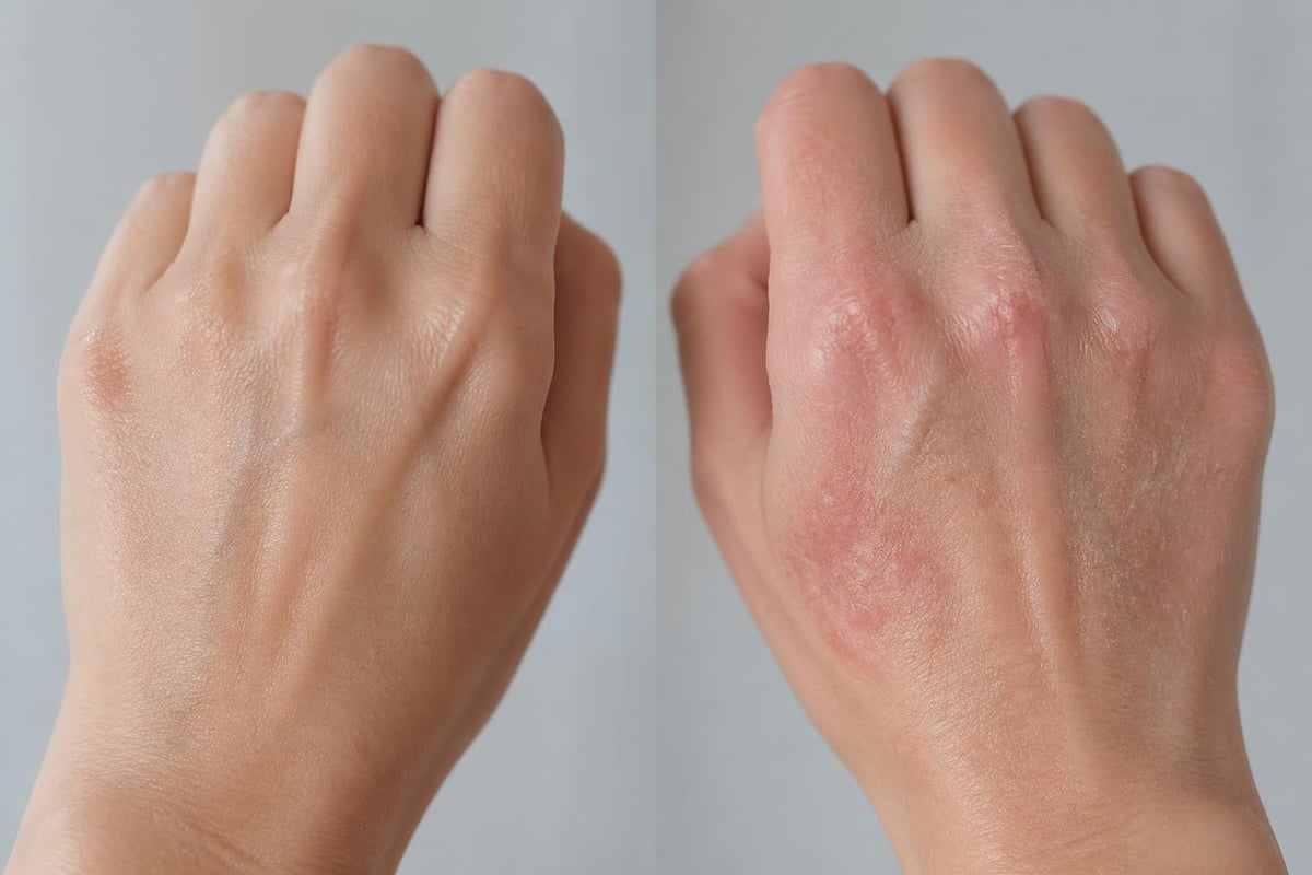 Sensitive skin barrier protection
