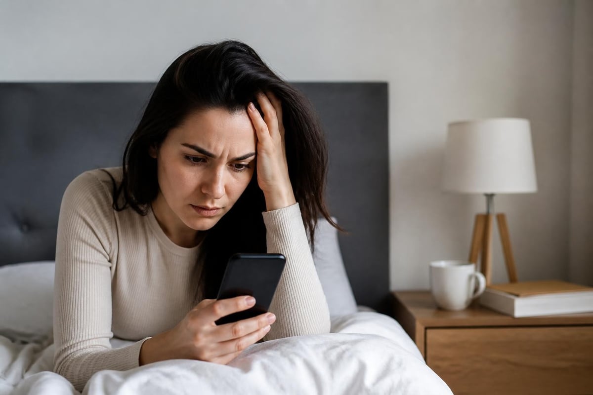 Digital anxiety triggers